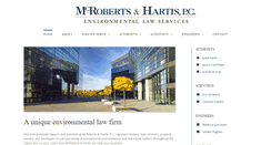 Desktop Screenshot of mcrobertslaw.com